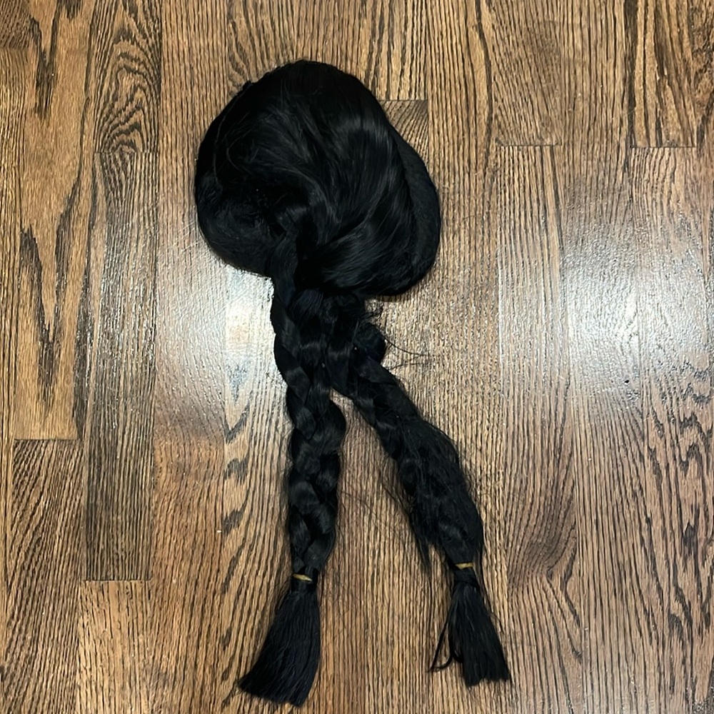 Wednesday Addams Braided Pigtail Wig